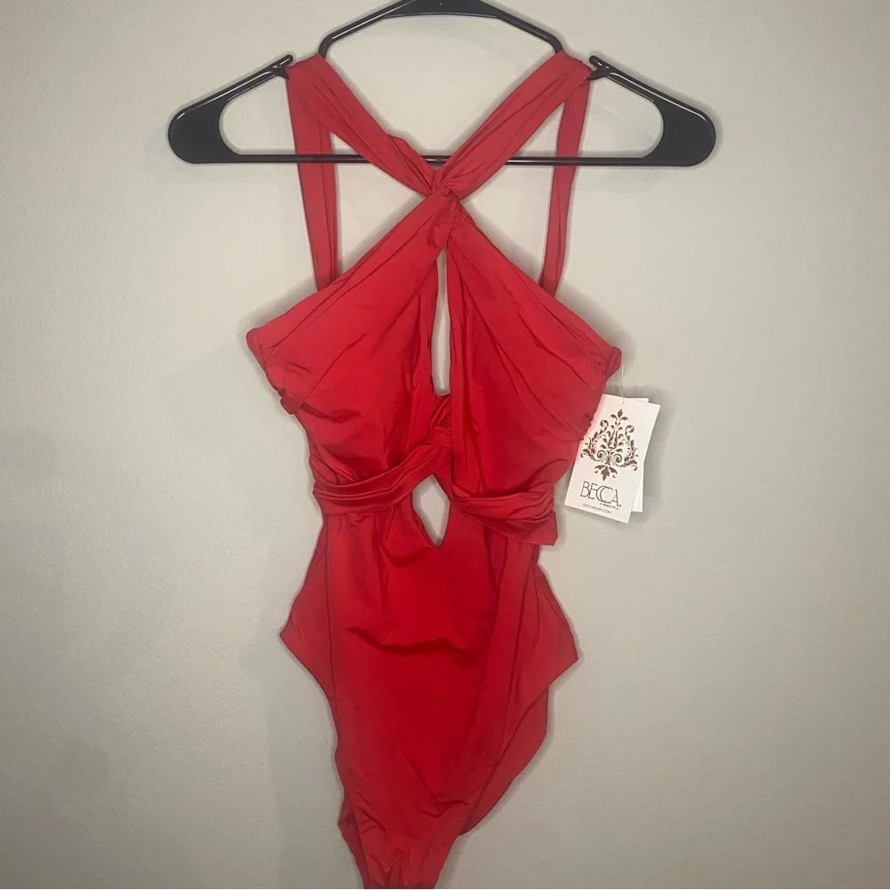 ✨ BECCA Gracelyn High Neck One Piece Swimsuit✨ - Picture 4 of 5